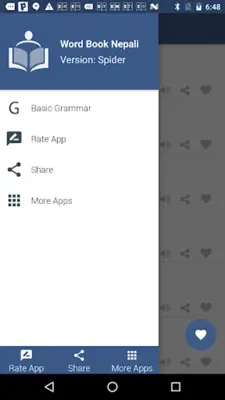 Word Book Nepali android App screenshot 0